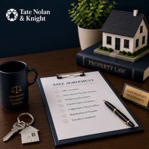 Conveyancing process in South Africa with property transfer documents and legal guidance from Tate Nolan & Knight